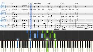 Val Kilmer - Bowling for Soup Piano Cover Synthesia Tutorial
