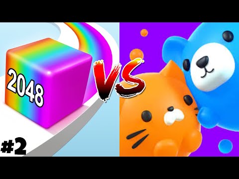 Jelly Run 2048 vs Jelly Merge 3D | All Levels Gameplay | Android, iOS | Satisfying Mobile Games #2