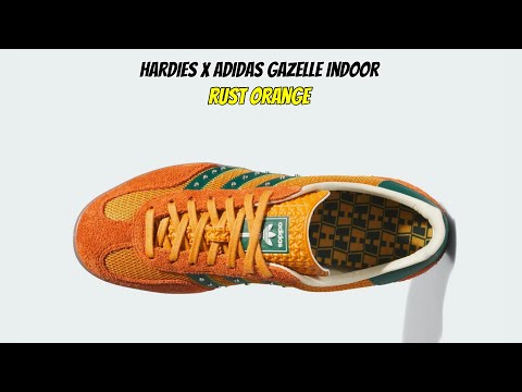 Hardies x adidas Gazelle Indoor Rust Orange
