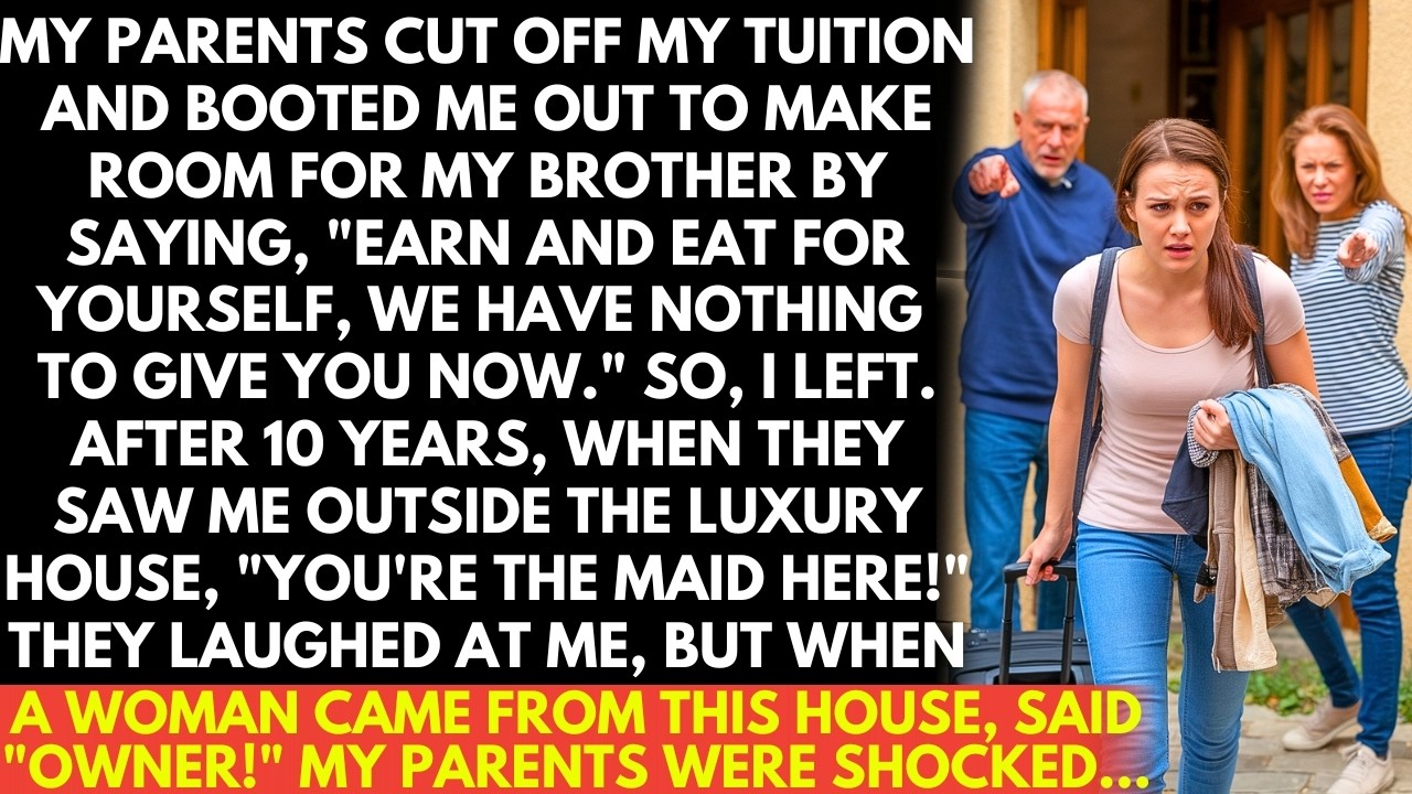 My parents cut off my tuition, telling me to "Earn and eat for yourself, But 10 years later...