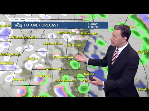 Windy, rainy Friday with snow squalls possible this afternoon