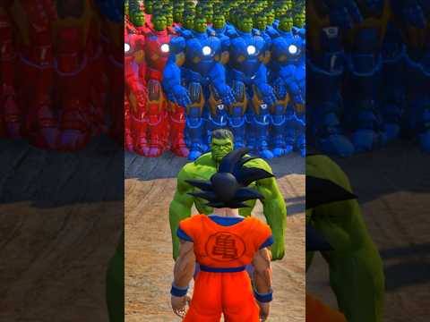 HULK VS GOKU CHALLENGE #shorts