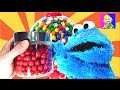 Cookie Monster Teaches Colors With Gumballs