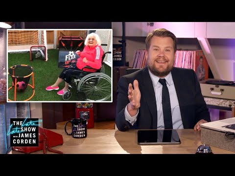 85-Year Old Grandma Using Quarantine for Trick Shots