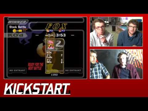 Kickstart 8 Pools - Maskless (Fox) vs Meamking (Luigi,Fox)