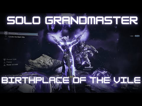 Solo GM NF  Birthplace of the Vile  I  Voidwalker  I DESTINY 2  I  S19