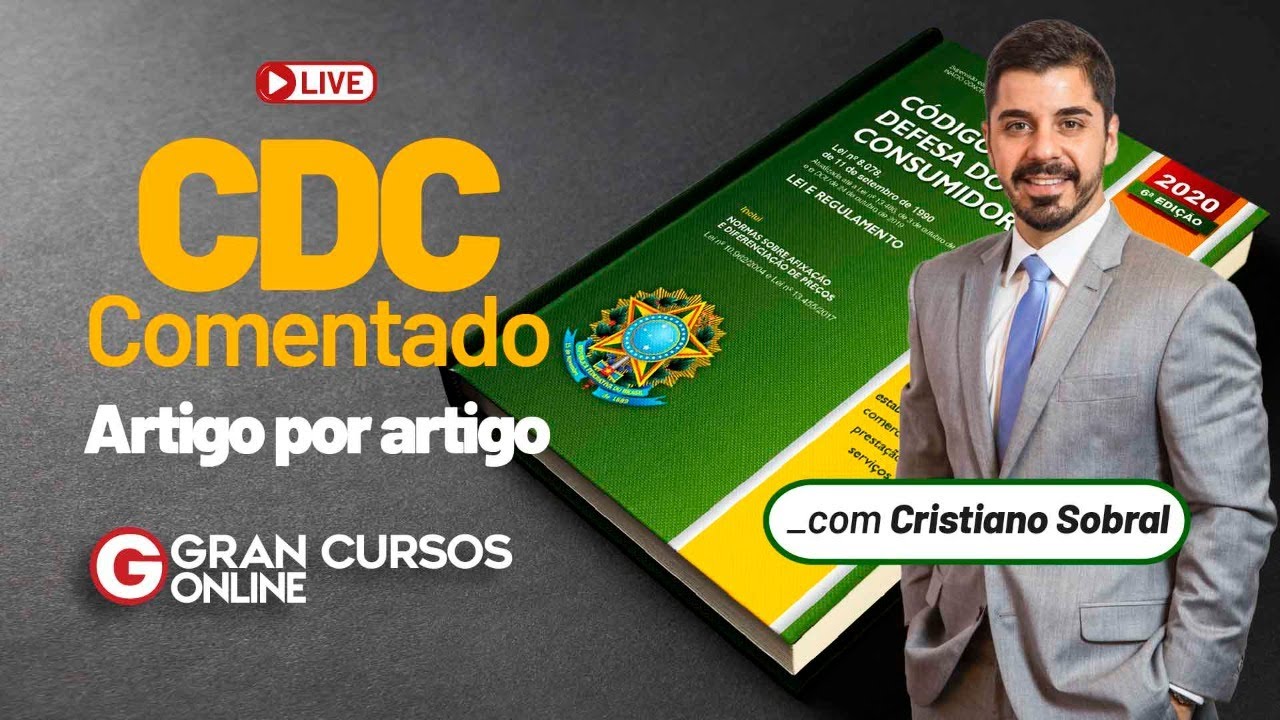 CDC Comentado - Artigo por artigo com Prof. Cristiano Sobral