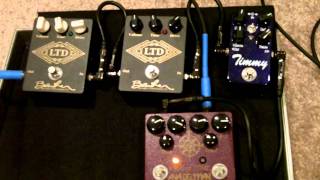 Video thumbnail for Analogman King of Tone, Barber LTD, Paul C Timmy - overdrive shootout by roknfnrol