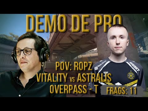 [PT] CS 2 -  zorlaK Analisa: PoV ROPZ - VITALITY vs ASTRALIS - OVERPASS (T-SIDE) [Demo de Pro]