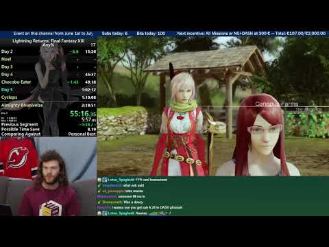 Lightning Returns: Final Fantasy XIII RTA Speedrun 2:16:21