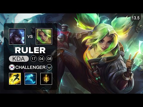 Ruler Zeri vs Aphelios ADC - KR Challenger - Patch 13.5 Season 13