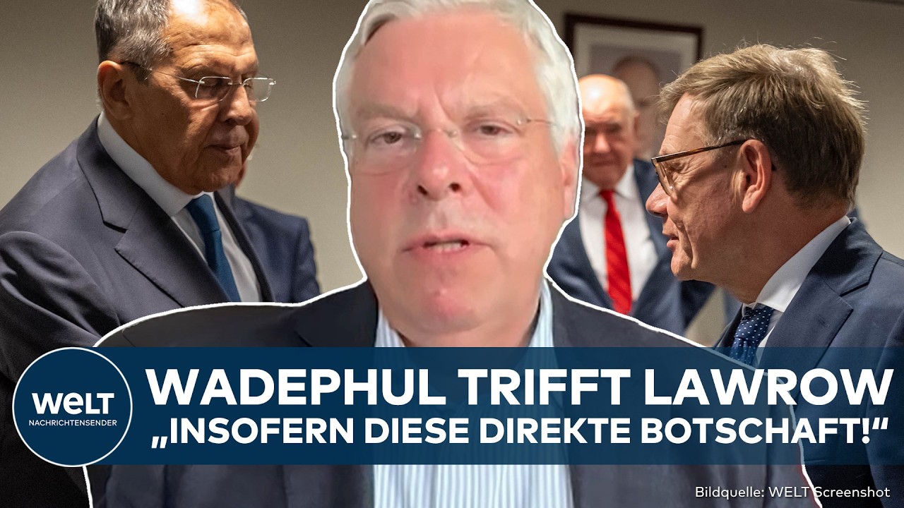 USA: Brisantes Treffen! Botschaft an Moskau! Wadephul und Lawrow sprechen über Ukraine