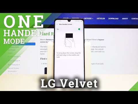 How to Activate One Hand Mode on LG Velvet – One-Handed Mode