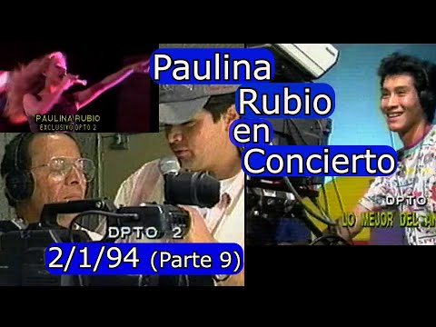 0206 Paulina Rubio en Concierto (Nov. '93): Domingo Para Todos, 2 de Enero 1994, Parte 9 de 17
