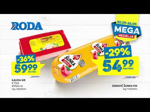 Roda | Mega nedelja 20.09 - 26.09.2019.