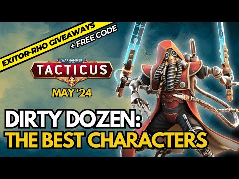 The Dirty Dozen feat. Avatar of Khaine - Top 12 Characters in Tacticus + Giveaway + Code!