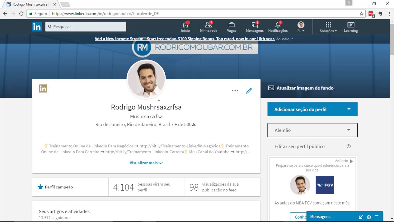 Como Criar Um Perfil Em Dois Ou Mais Idiomas No LinkedIn