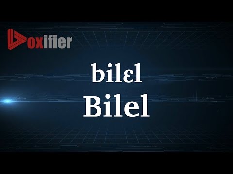How to Pronunce Bilel in French - Voxifier.com