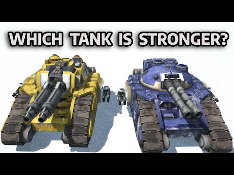 Falchion vs Fellblade | Battle of Super-Heavy Tanks [WARHAMMER 40,000]