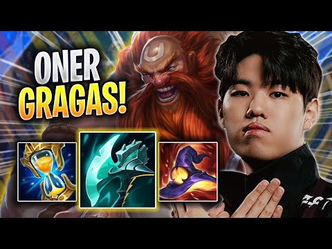 ONER IS A GOD WITH GRAGAS! - T1 Oner Plays Gragas JUNGLE vs Kha'zix! | Season 2023