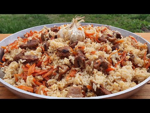 ASMR | Delicious Uzbek Pilaf Recipe | Rice Pilaf Recipe