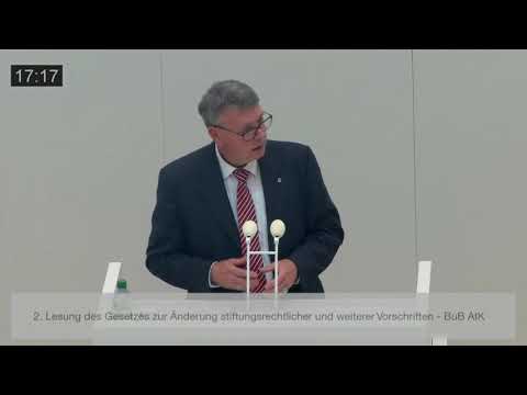 M. Stefke zum Gesetzentwurf von SPD, CDU, Grüne:  "Änderung stiftungsrechtlicher Vorschriften"