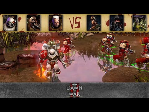 Warhammer 40,000: Dawn of War 2 - 3v3 | Dice roll + Katla + oLev [vs] Piluco + Mike + Alexandro