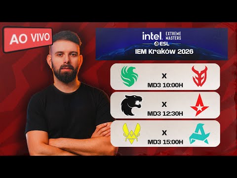 LIVE: Falcons vs MOUZ - IEM Krakow 2026 - Seja MEMBRO p/o !SORTEIO - !LIVEPIX