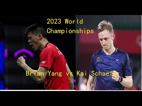 Brian Yang (CAN) vs Kai Schaefer (GEM) | R64 | BWF World Championships 2023