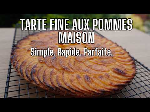 Tarte Fine aux Pommes Croustillante & Caramélisée 🍎 | Recette Facile et Immanquable !