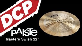 Video thumbnail for Paiste Masters Swish Cymbal 22" 1947 grams CY0005502522 by Drum Center of Portsmouth