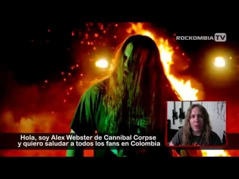 Cannibal Corpse saluda a Rockombia