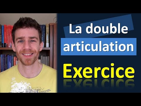 La double articulation : exercice de linguistique