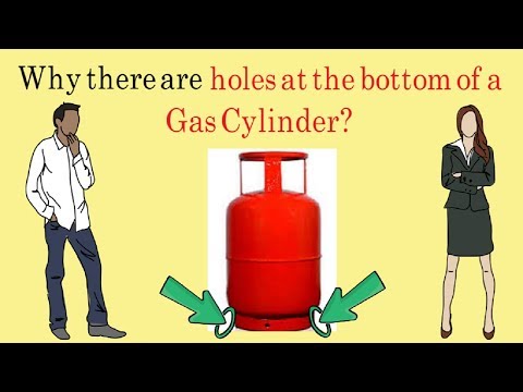 Why there are Holes at the bottom of a Gas Cylinder ?