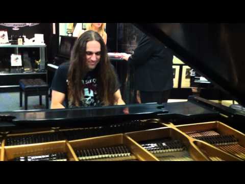 NAMM 2011 Robbie Gennet at the Mason & Hamlin piano booth (Day 2)