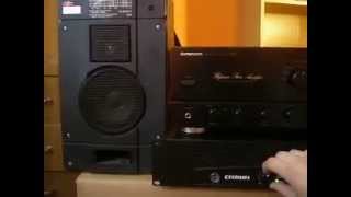 Video thumbnail for Crown XLS 402 stereo PA amplifier + Radiotehnika S-30B by Techscrew