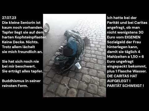 Frankfurt: Obdachlose, demente Frau verhungert weil Betreuer Hilfe verweigern. Wir zahlen dafür !