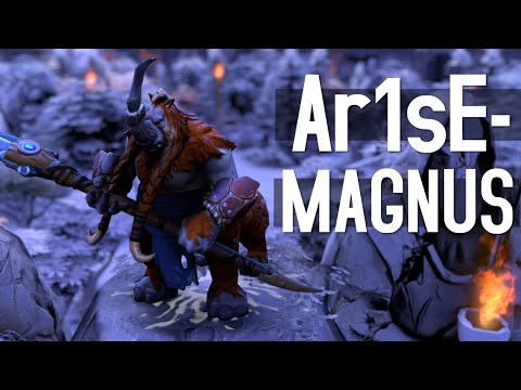 Ar1sE-, World's BEST Magnus vs. Waga | 7.1k+ MMR Game Dota 2