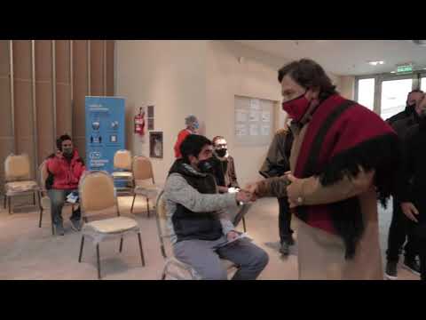 El gobernador Sáenz y el presidente Fernández recorrieron el Centro de Recuperación Covid-19