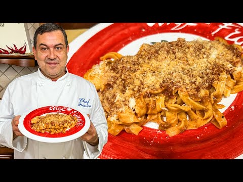 TAGLIATELLE Fatte in Casa con RAGÙ ALLA BOLOGNESE - La Ricetta ORIGINALE