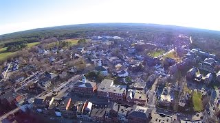 Enya - Silver Inches: Drone Flight over Exeter, New Hamshire, From Swasey Parkway w/Q500 drone