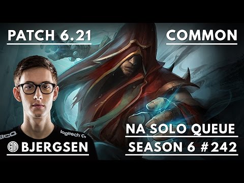 242. TSM Bjergsen - Lee Sin vs Nidalee - Jungle - October 23rd, 2016 - Season 6 - Patch 6.21