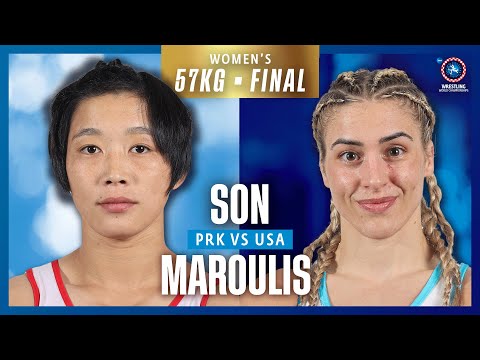 Helen MAROULIS (USA) vs. Il Sim SON (PRK) | WORLD WRESTLING CHAMPIONSHIPS | Gold Medal | WW 57Kg