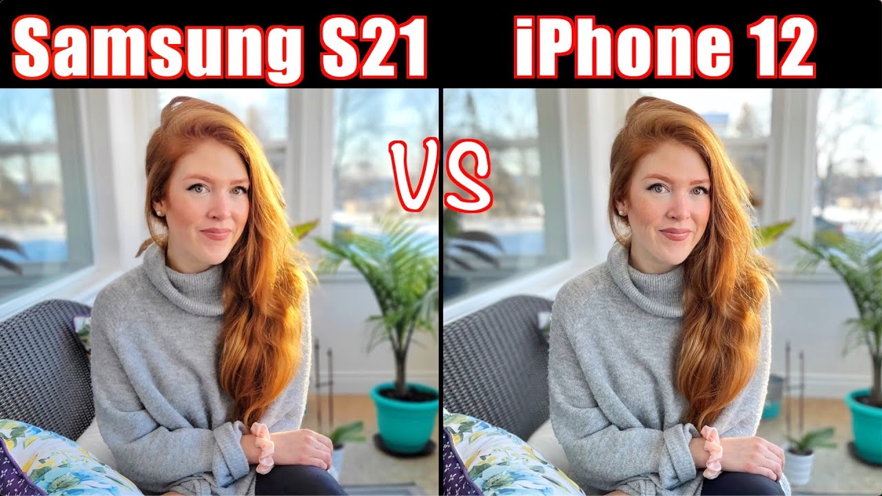 Samsung Galaxy S21 VS iPhone 12 Camera Comparison!