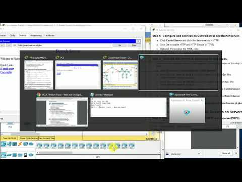 10.2.1.7 Packet Tracer - Web and Email