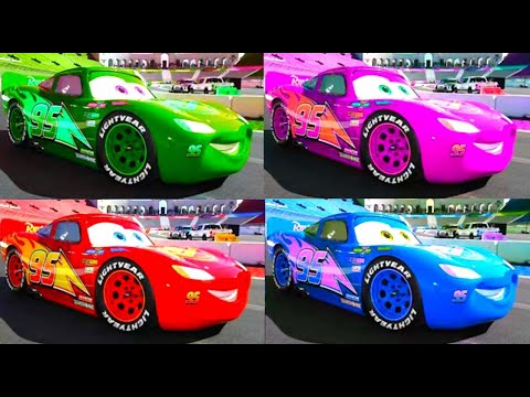 The Lightning McQueen Car Eater vs Police Cars | 47