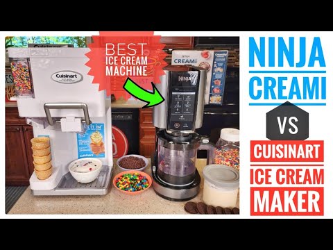 Ninja Creami vs Cuisinart Soft Serve Ice Cream Maker Comparison    I LOVE NINJA!!!