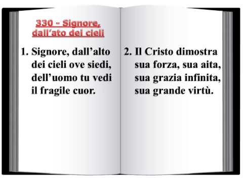 330 Signore, dall'alto dei cieli - Innario Chiesa Cristiana Avventista del settimo Giorno 2014
