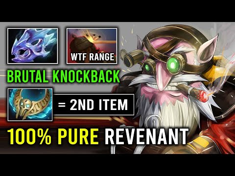 WTF 2nd Item Revenant's Brooch 100% Pure Magical Right Click Max Range Sniper Dota 2
