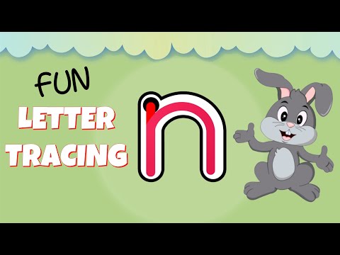 How to Write the Lowercase Letter n - Lowercase Alphabet for Kids